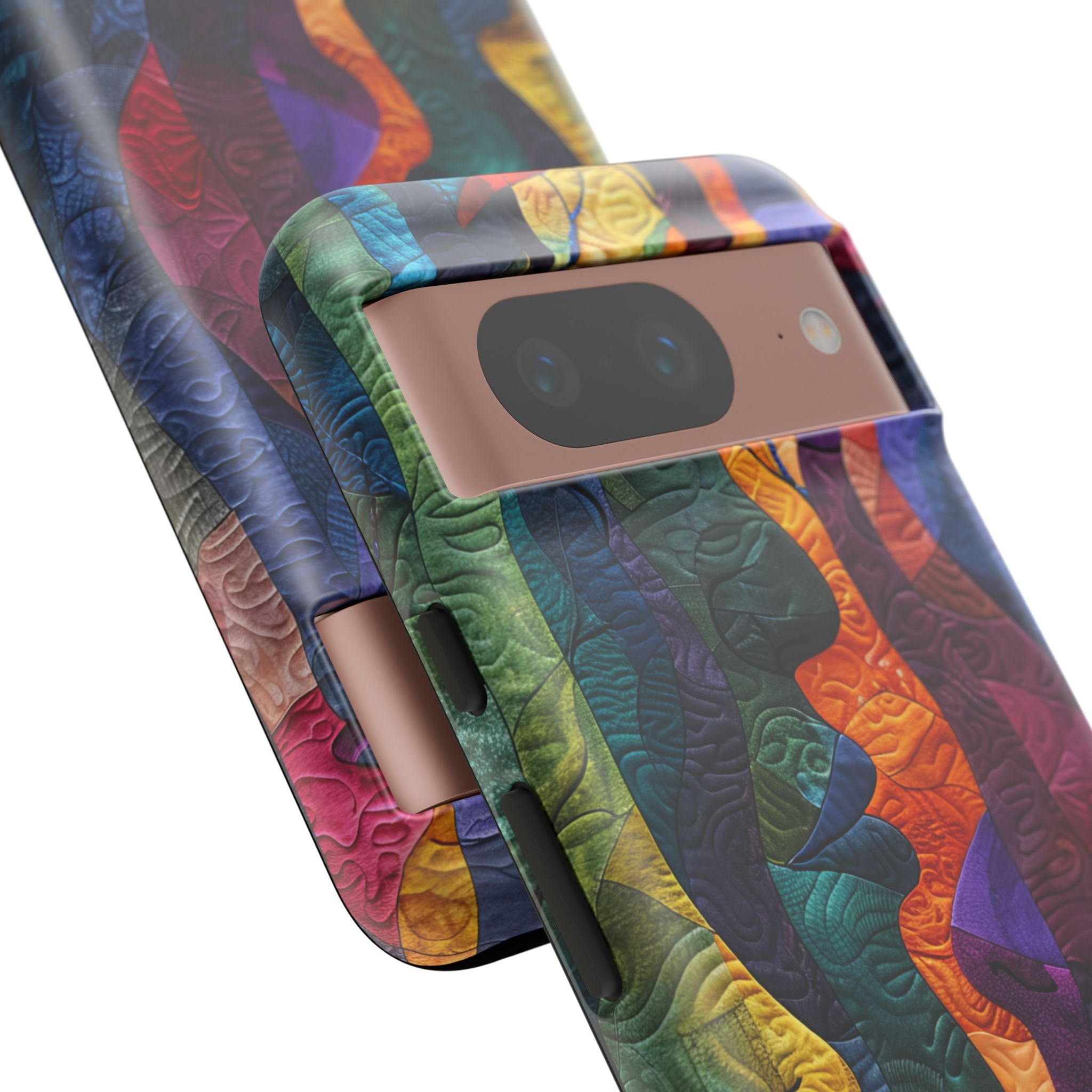 Harmonized Faces and Nature Fusion Google Pixel 8 - Tough Phone Case