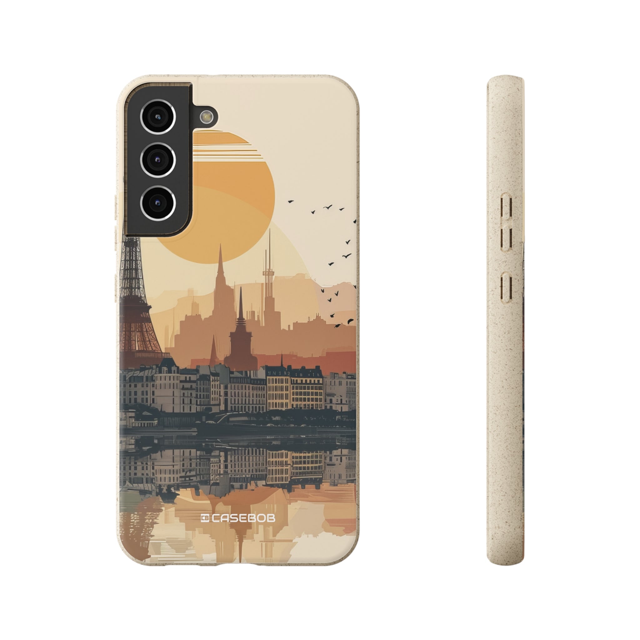 Parisian Sunset Serenity | Biodegradable Phone Case