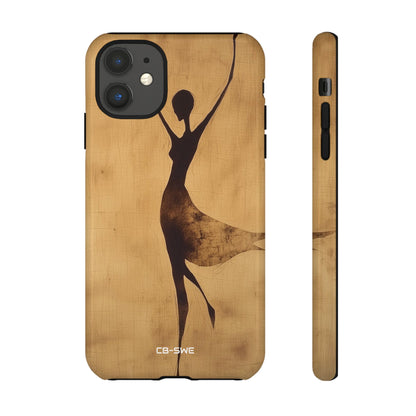 Dancer Shapes Light - iPhone Case