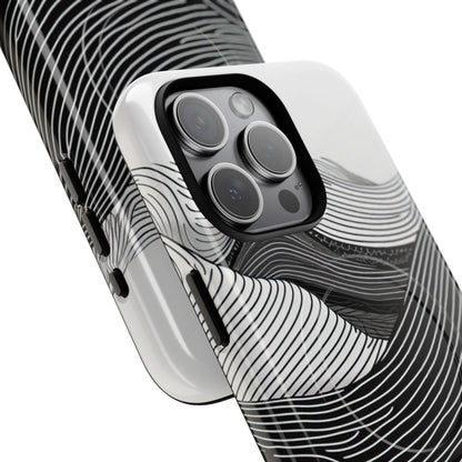 Undulating Horizon Waves iPhone 15 | Tough+ Phone Case