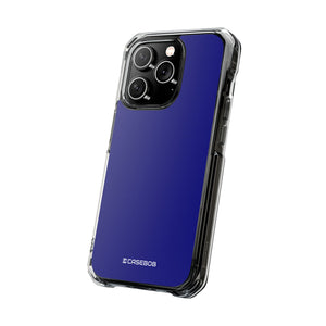 Navy Blue | Phone Case for iPhone (Clear Impact Case - Magnetic)