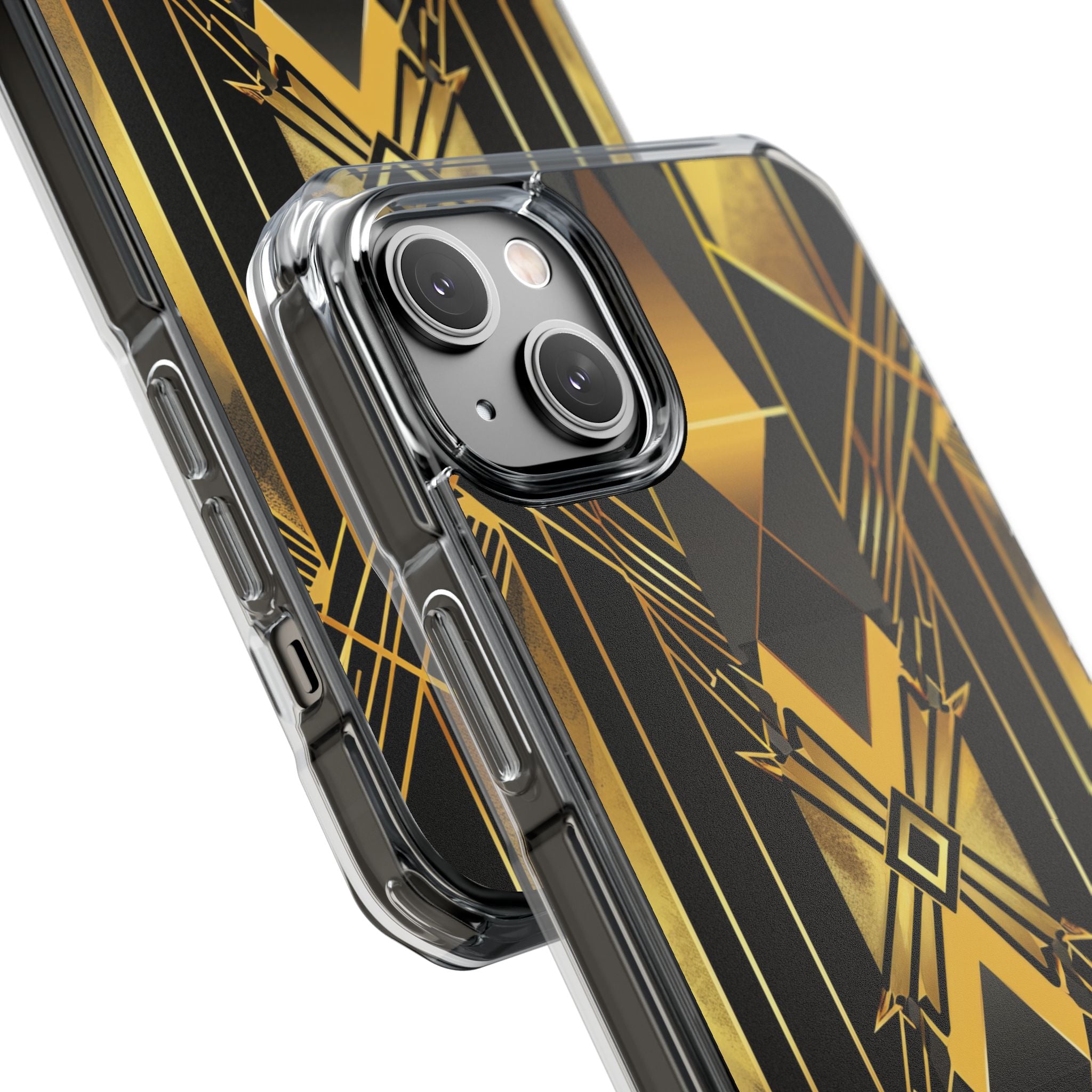 Golden Deco Symphony iPhone 14 - Impact Clear+