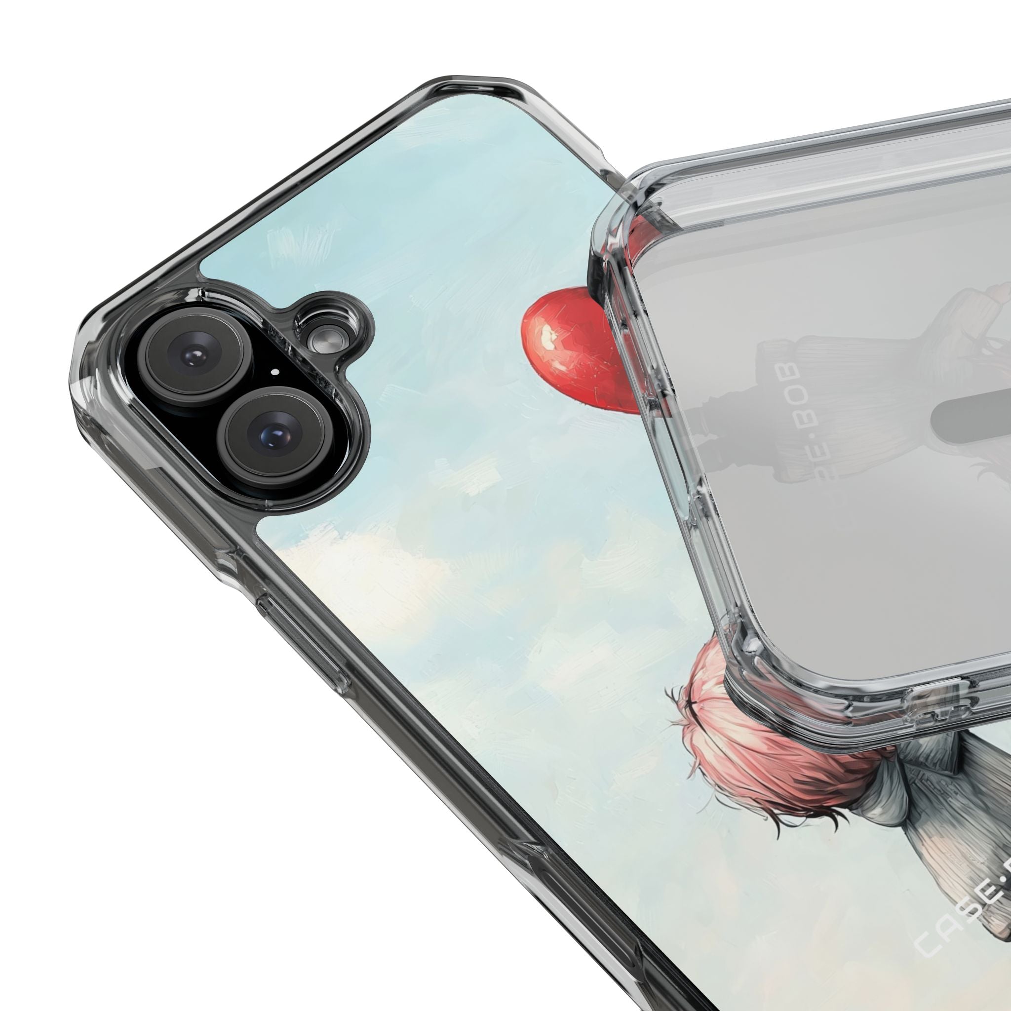 Heart Balloon Glow iPhone 16 Plus Case - Impact