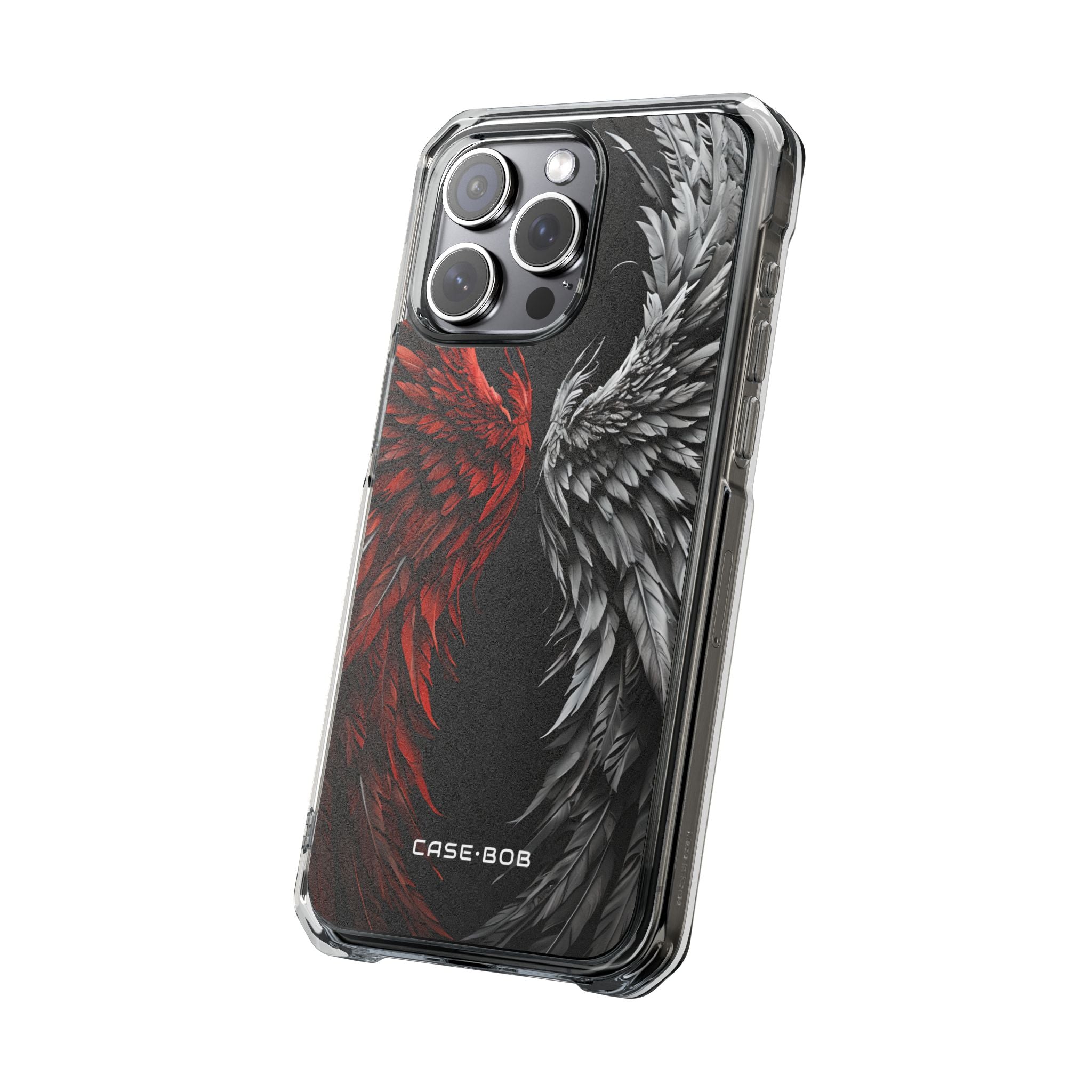 Crimson White Wings iPhone 15 Pro Max Case - Impact