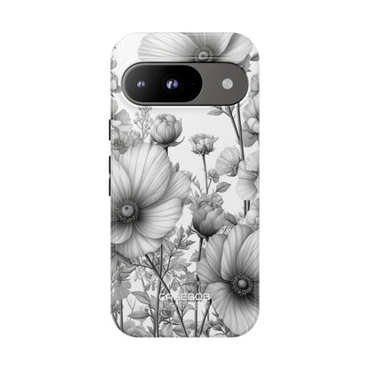 Vintage Floral Etching Google Pixel 9 - Tough