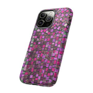 Purple Mosaic - Protective Phone Case