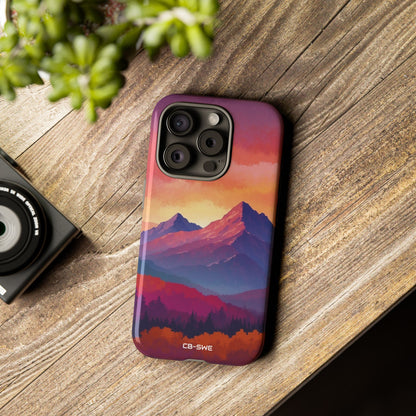 Mountain Peaks Rise - iPhone Case
