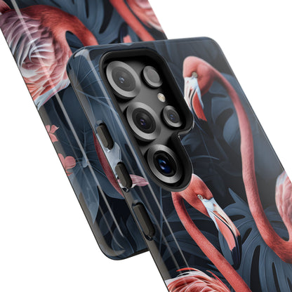 Flamingos Embrace Nature - Samsung Case