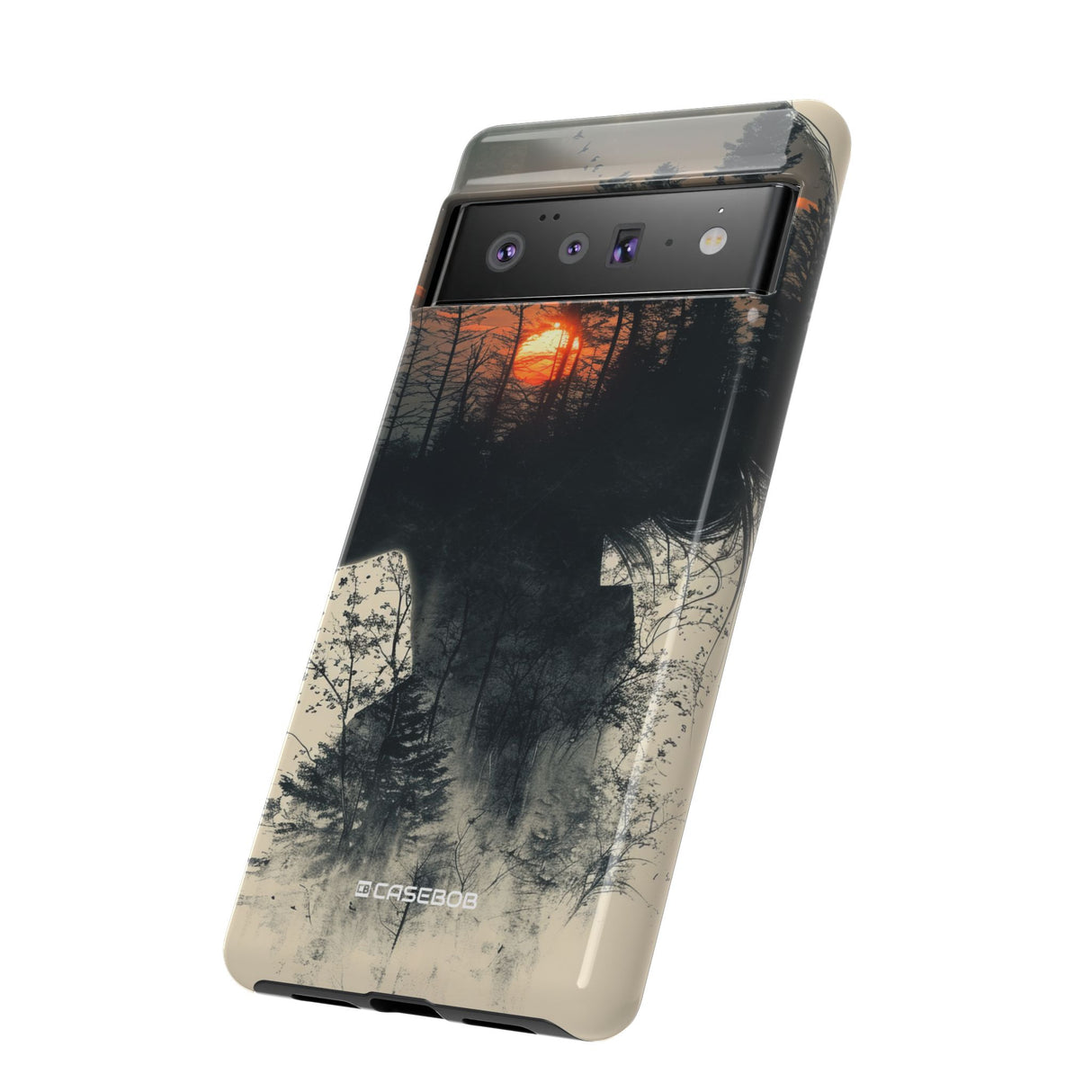 Tranquil Silhouette | Protective Phone Case for Google Pixel