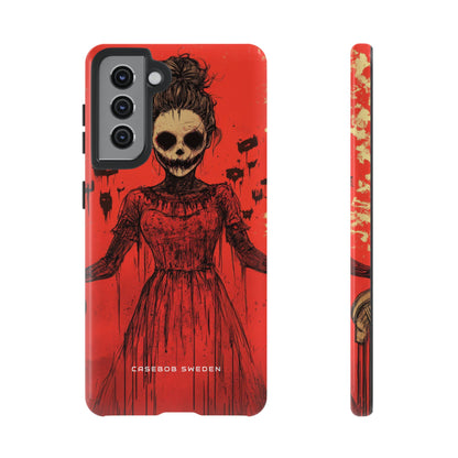 Haunting Scarlet Descent  Samsung S21 - Tough Phone Case