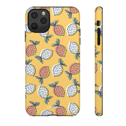 Lemons Dance Playfully - iPhone Case