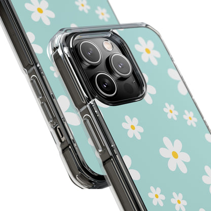 Daisies On Blue iPhone Case - Impact