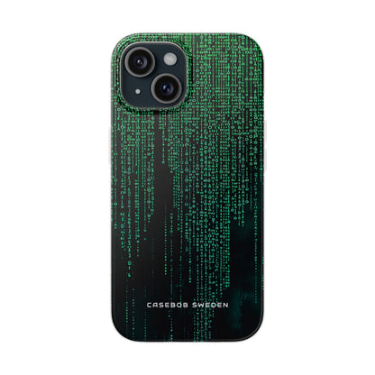 Matrix Gradient Flow iPhone 15 - Flexi Phone Case