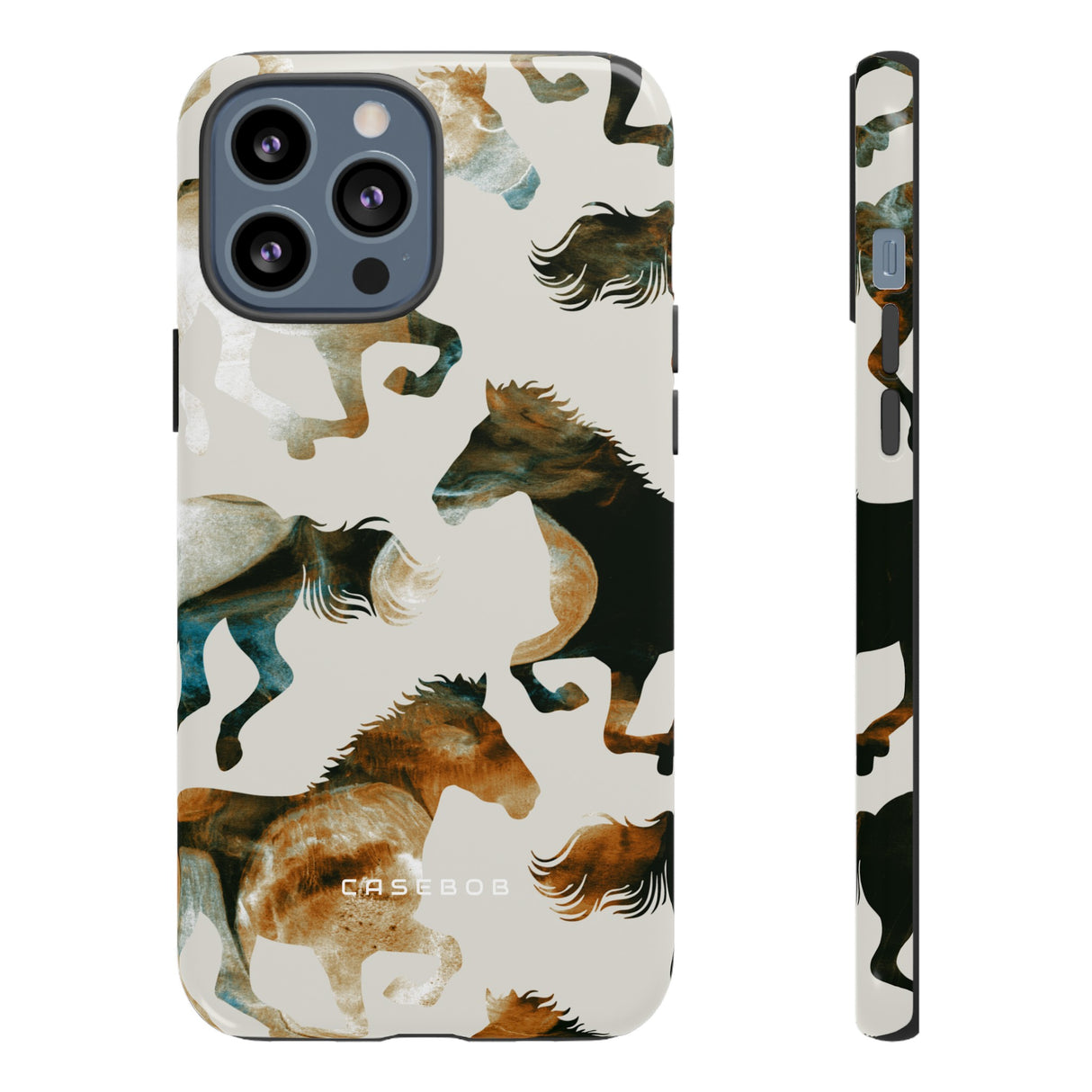 Tie Dye Horses - Protective Phone Case