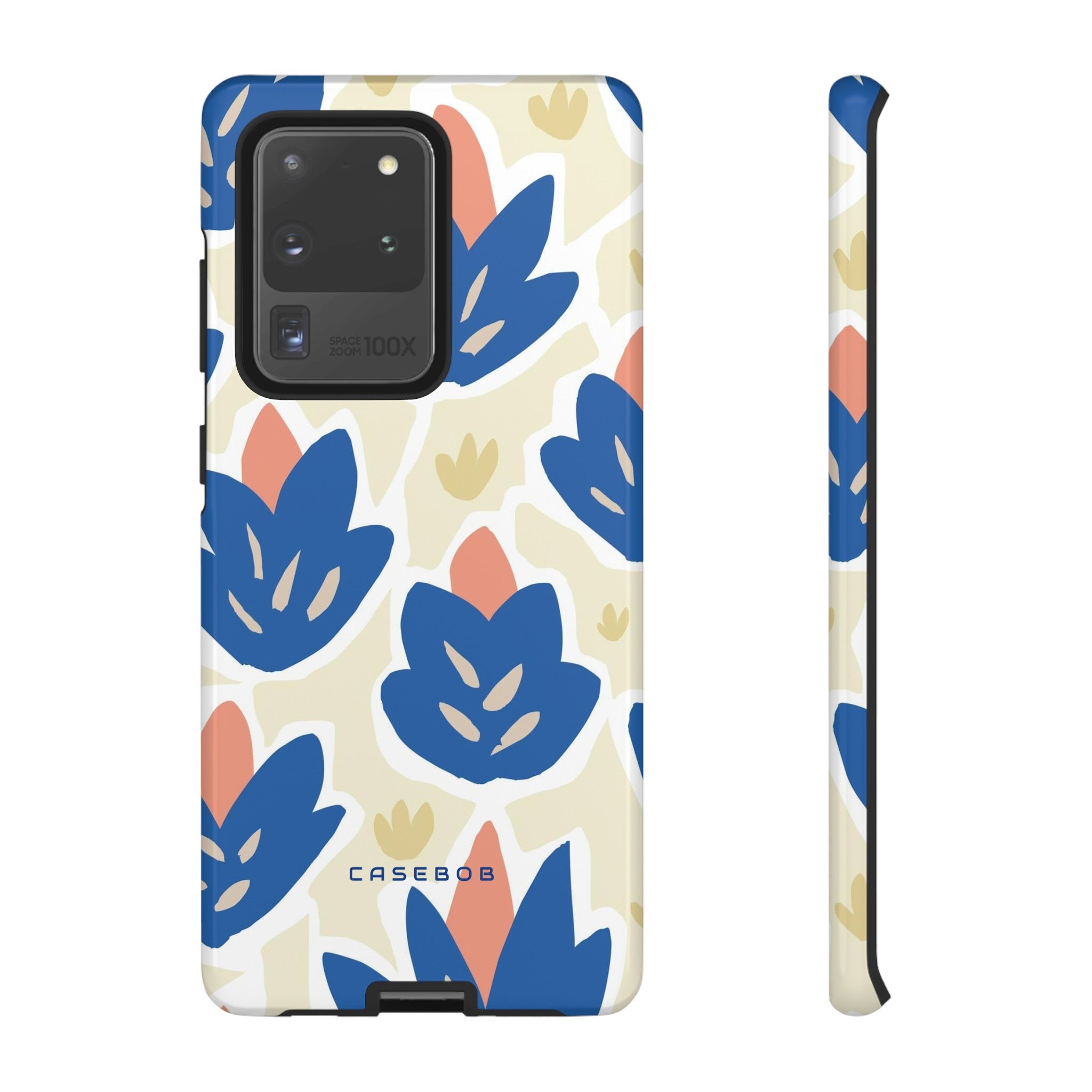 Blue Happy Flower - Protective Phone Case