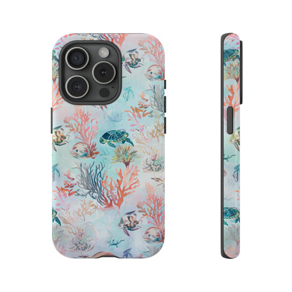 Pastel Underwater Serenade - Protective Phone Case