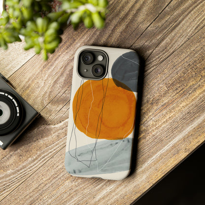 Minimalist line art - Protective Phone Case