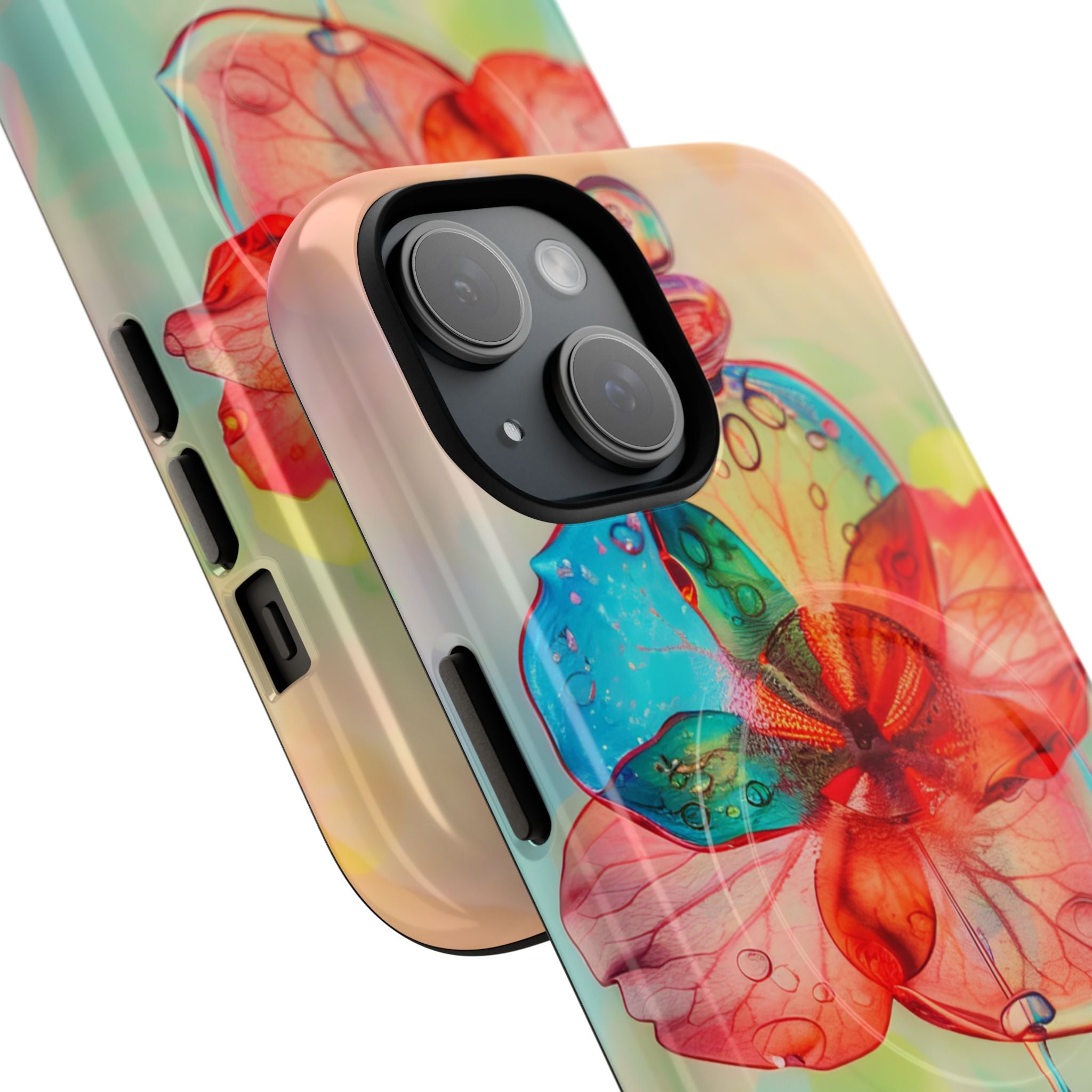 Ethereal Glass Flower iPhone 15 | Tough+ Phone Case