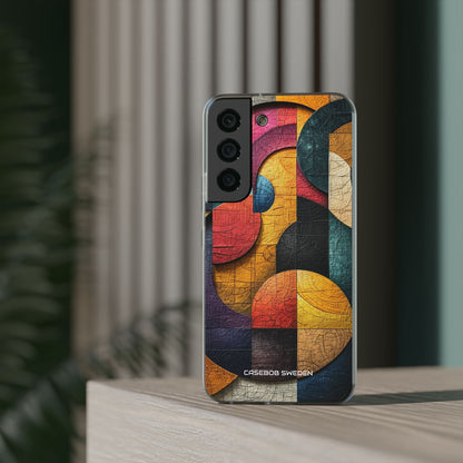 Vibrant Geometric Art - Flexi Samsung S22 Phone Case