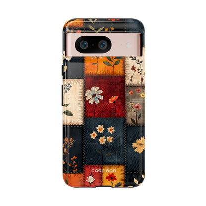 Patchwork Blooms Google Pixel 8 Case - Tough