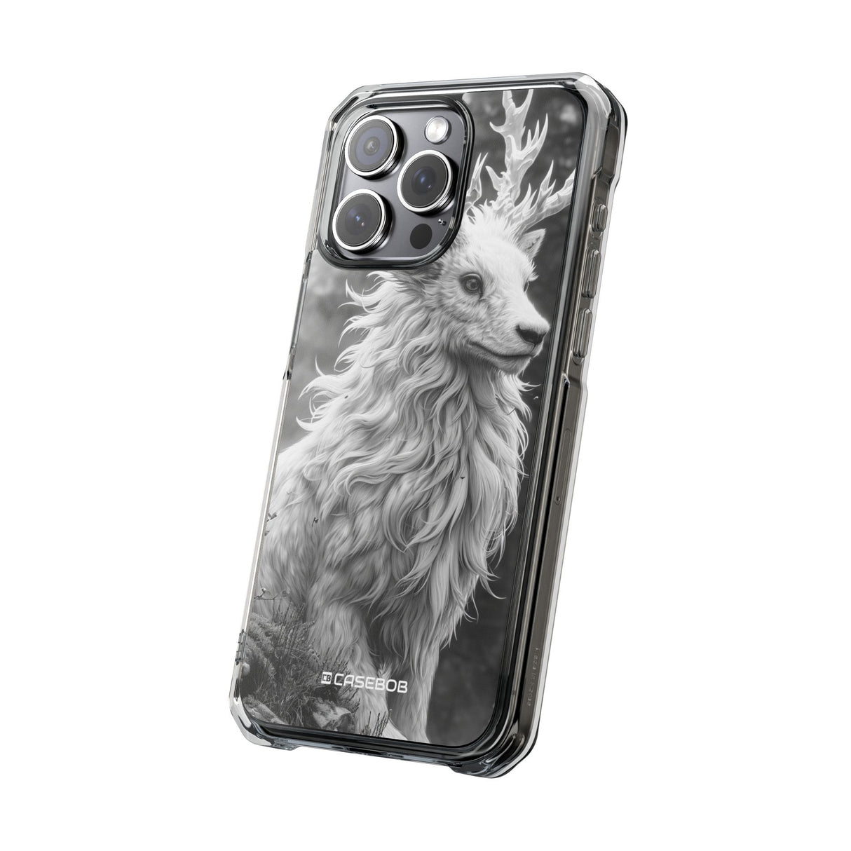 Majestic Forest Guardian - Phone Case for iPhone (Clear Impact - Magnetic)