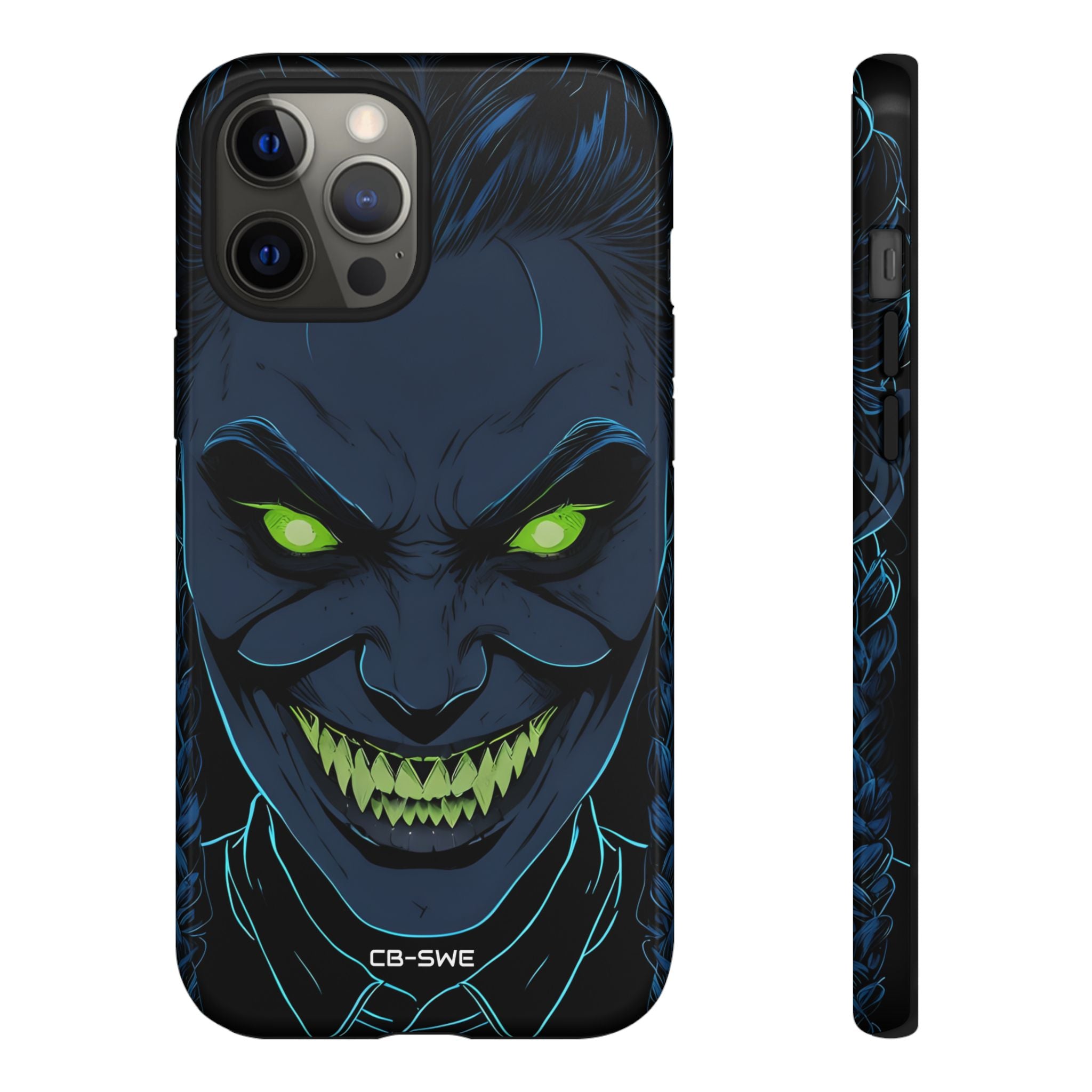 Glowing Eyes Dark Fiend - iPhone Case