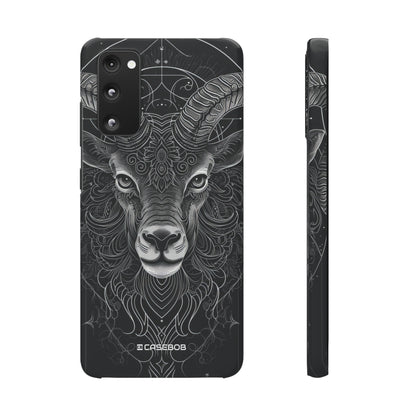 Mystic Ram Mandala | Slim Phone Case for Samsung