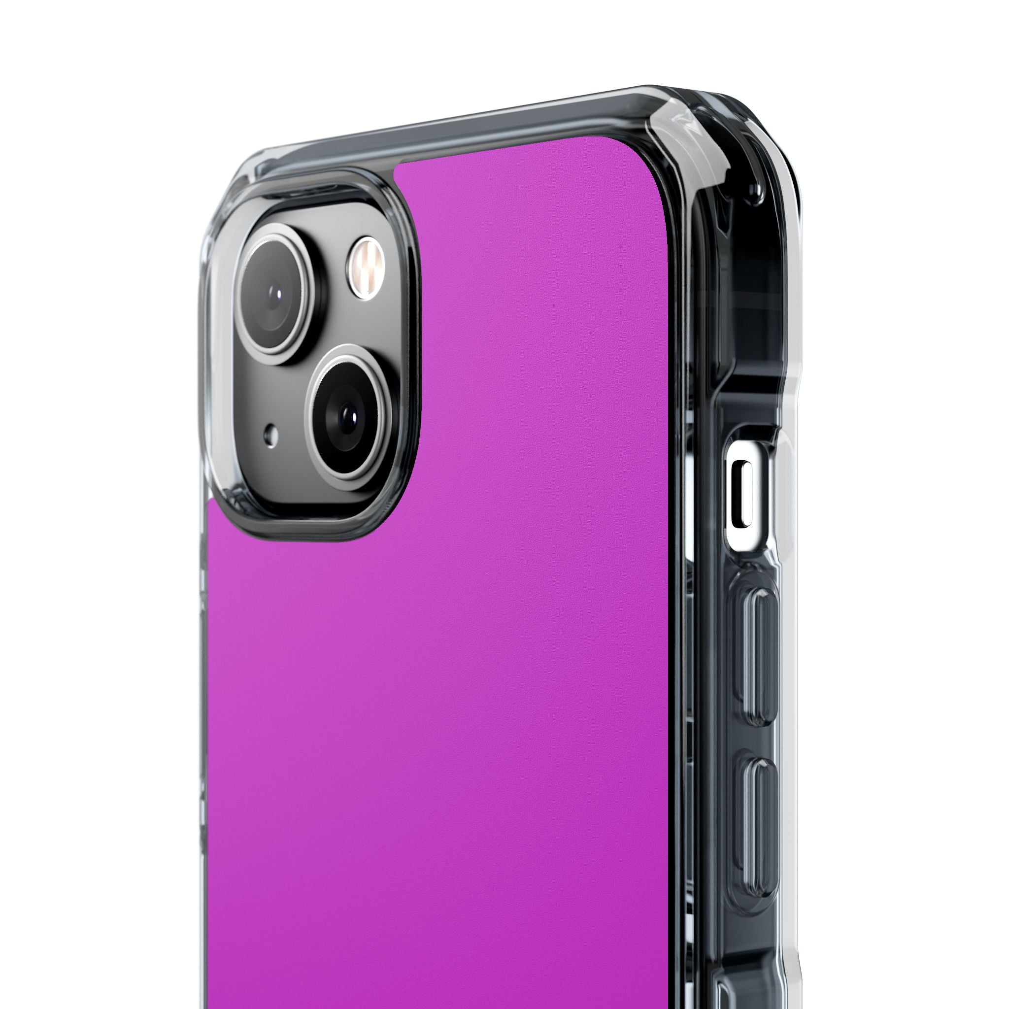 Steel Pink - Clear Impact Case for iPhone