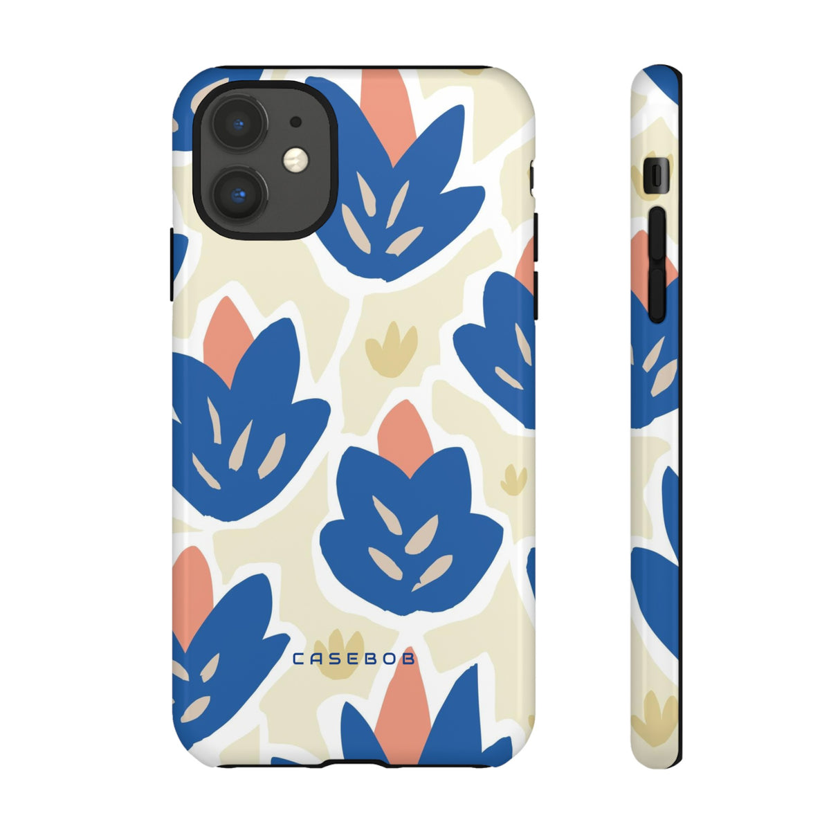 Blue Happy Flower - Protective Phone Case