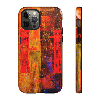 Red Oil Painting - Protective Phone Case