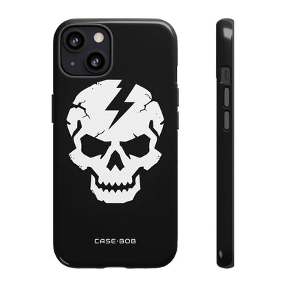 Lightning Skull iPhone 13 Case - Tough