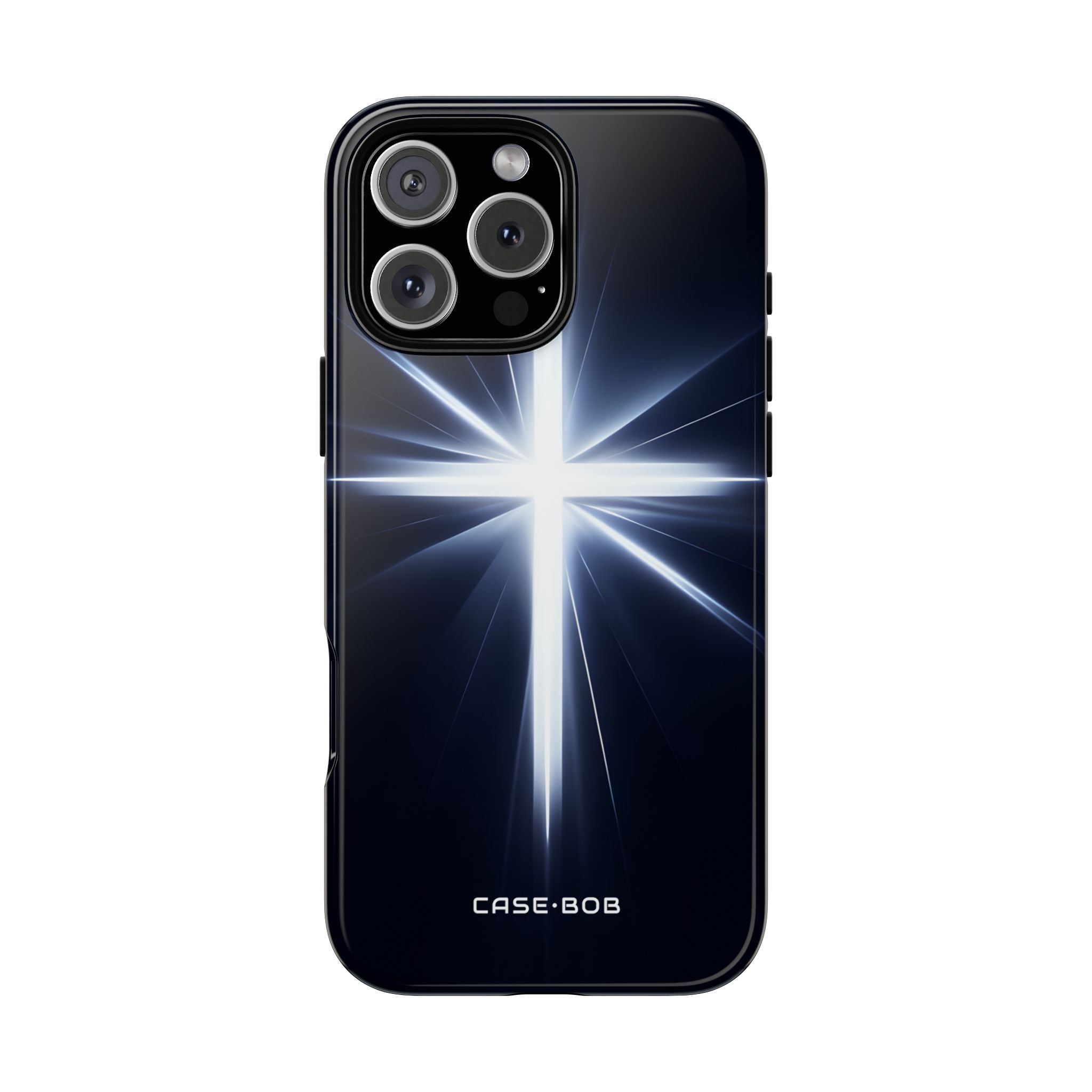 Glowing Crossburst iPhone 16 Pro Max Case - Tough