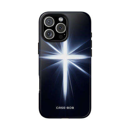 Glowing Crossburst iPhone 16 Pro Max Case - Tough