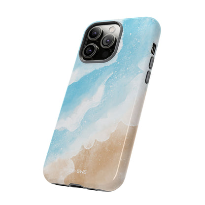 Serene Coastal Whispers - iPhone Case