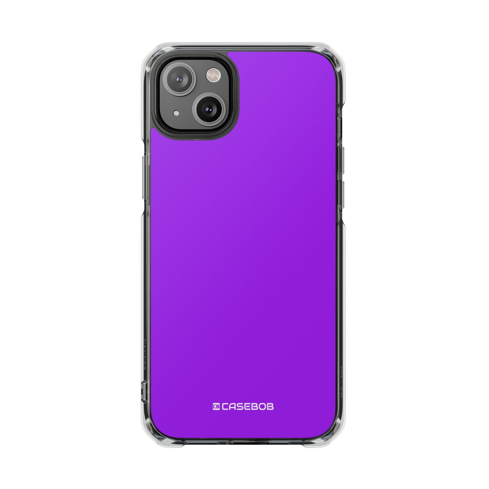 Purple Charm - Clear Impact Case for iPhone