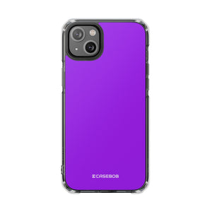 Purple Charm | Phone Case for iPhone (Clear Impact Case - Magnetic)