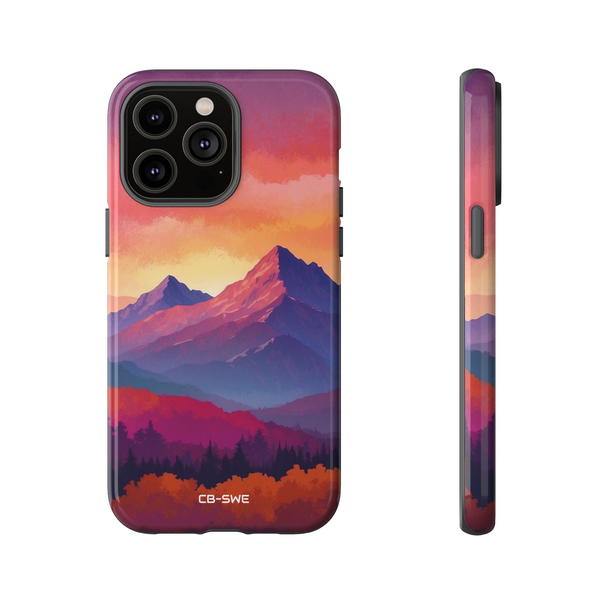 Mountain Peaks Rise - iPhone Case