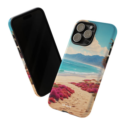 Footprints Trace Sand - iPhone Case