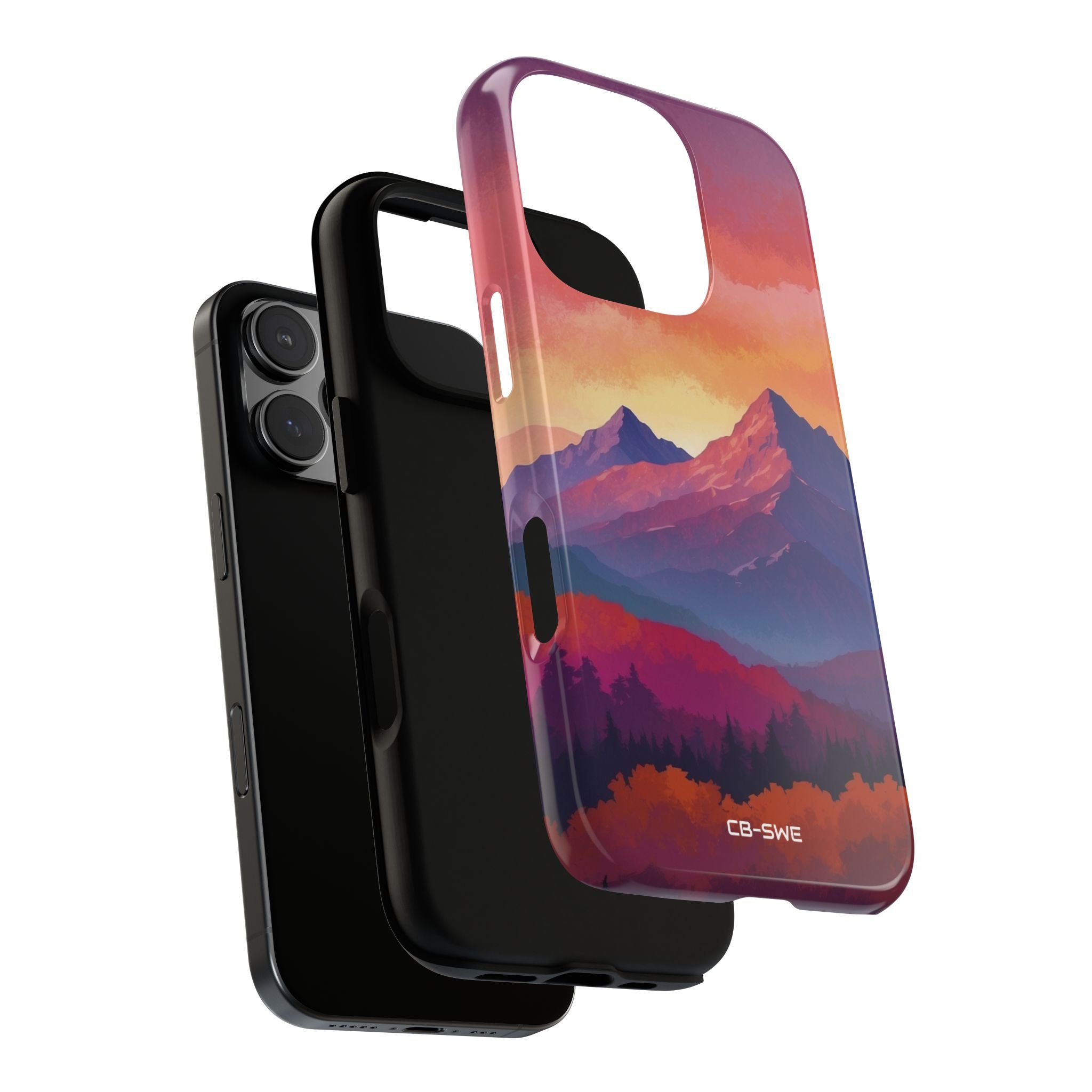 Mountain Peaks Rise - iPhone Case