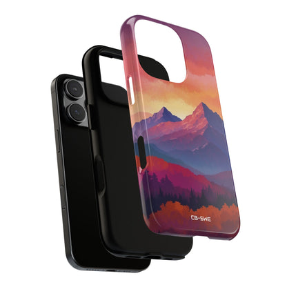 Mountain Peaks Rise - iPhone Case