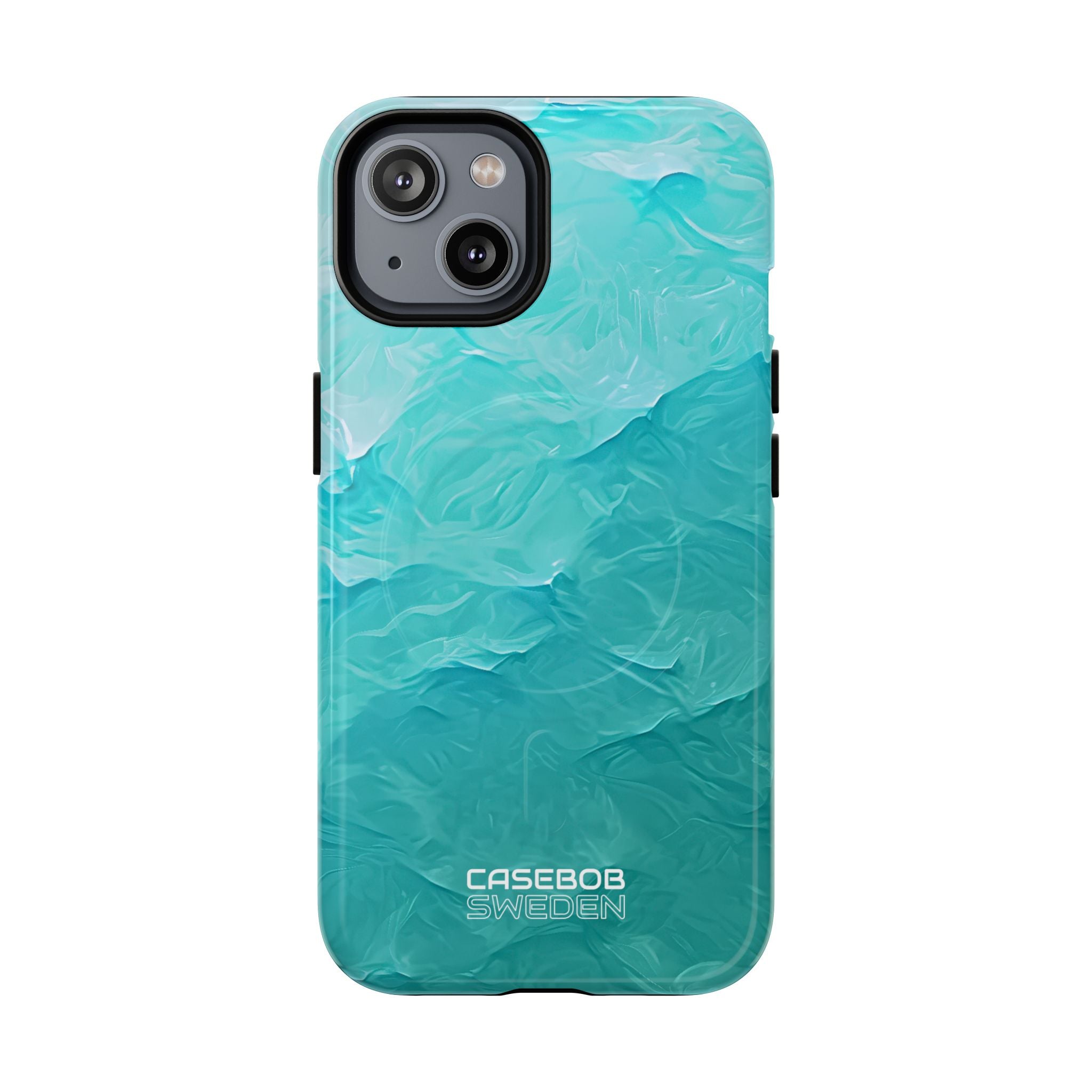 Soothing Aqua Currents iPhone 14 - Tough+
