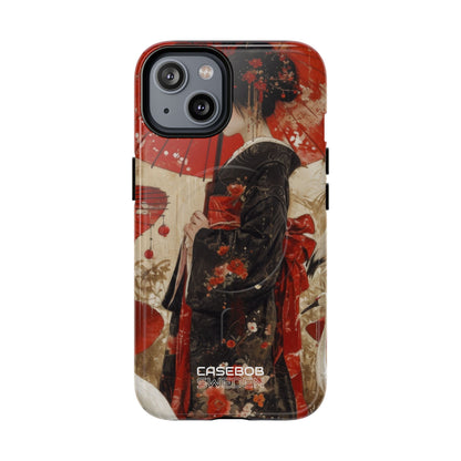 Scarlet Crane Dreams iPhone 14 - Tough+
