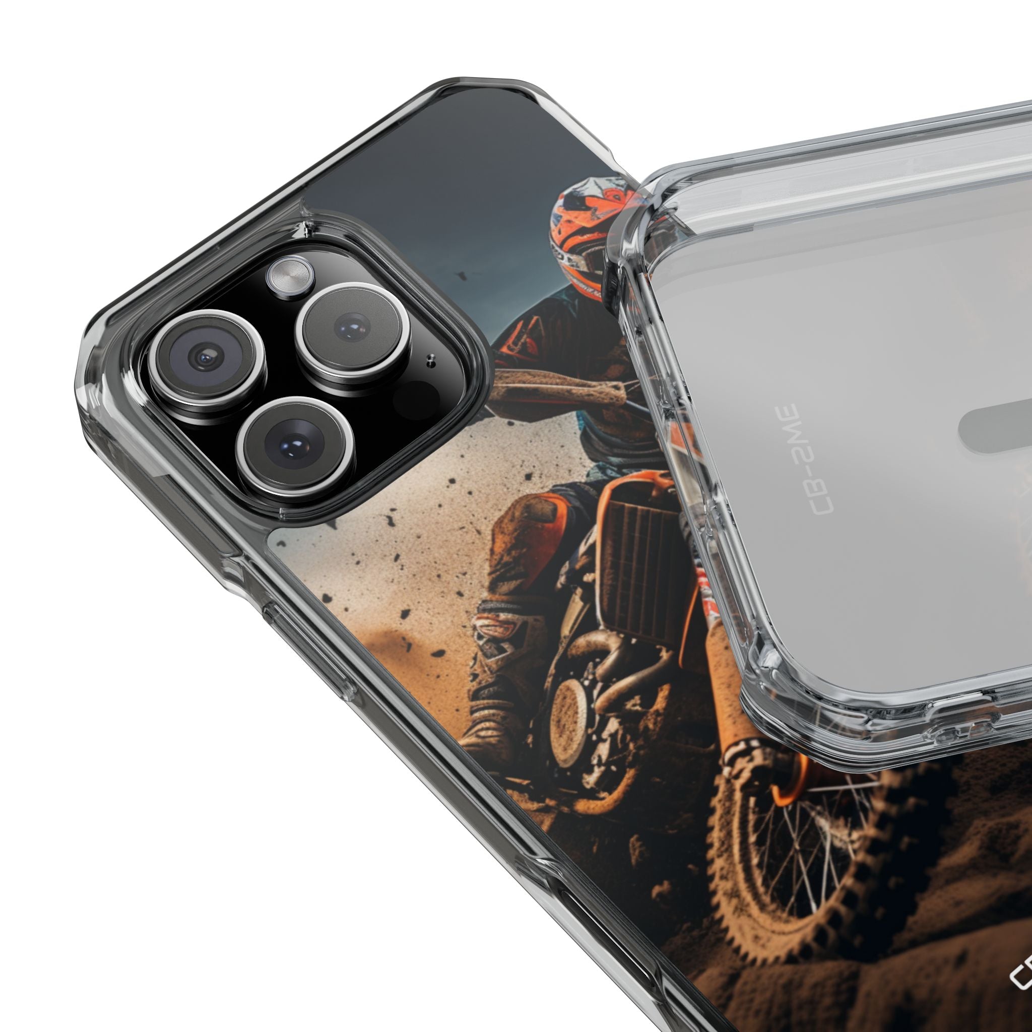 Rider Amidst Desert Fury iPhone Case - Impact