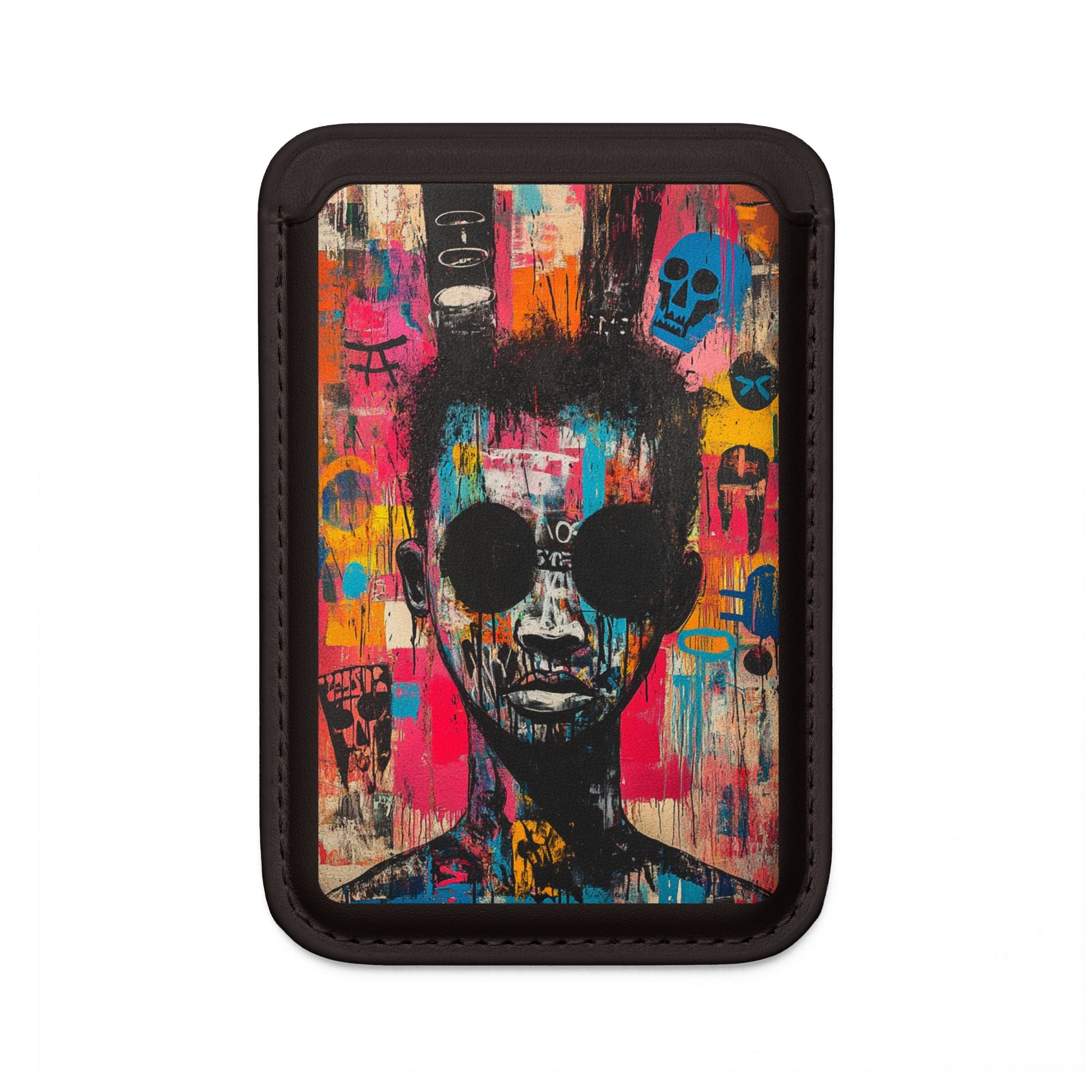 Black Orb Face Wallet – MagSafe Ready