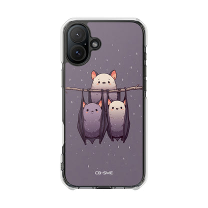 Bats Hang Playfully iPhone Case - Impact