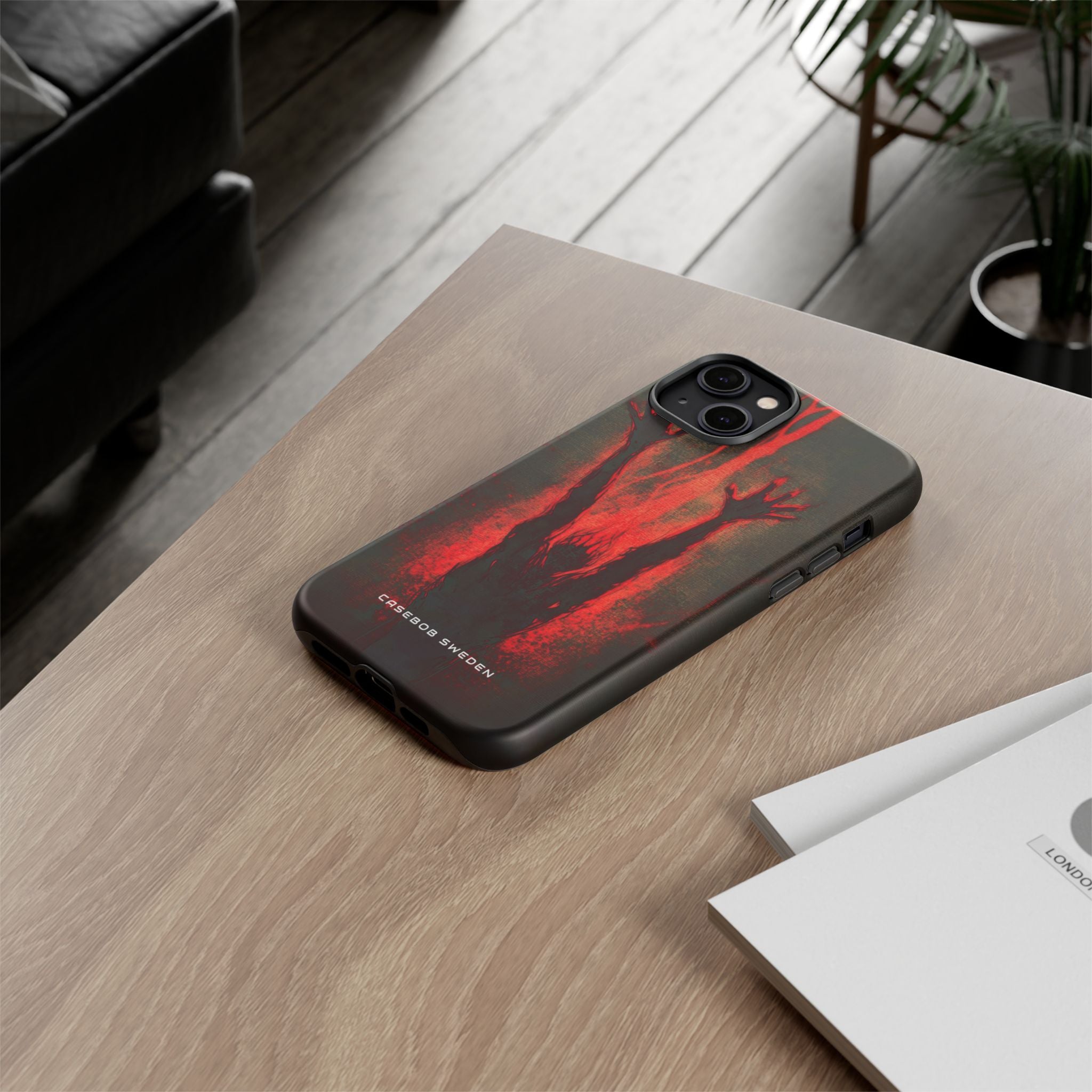 Gothic Crimson Ascension iPhone 14 - Tough Phone Case