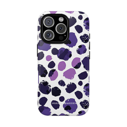 Purple Inkblots iPhone 16 - Tough Phone Case