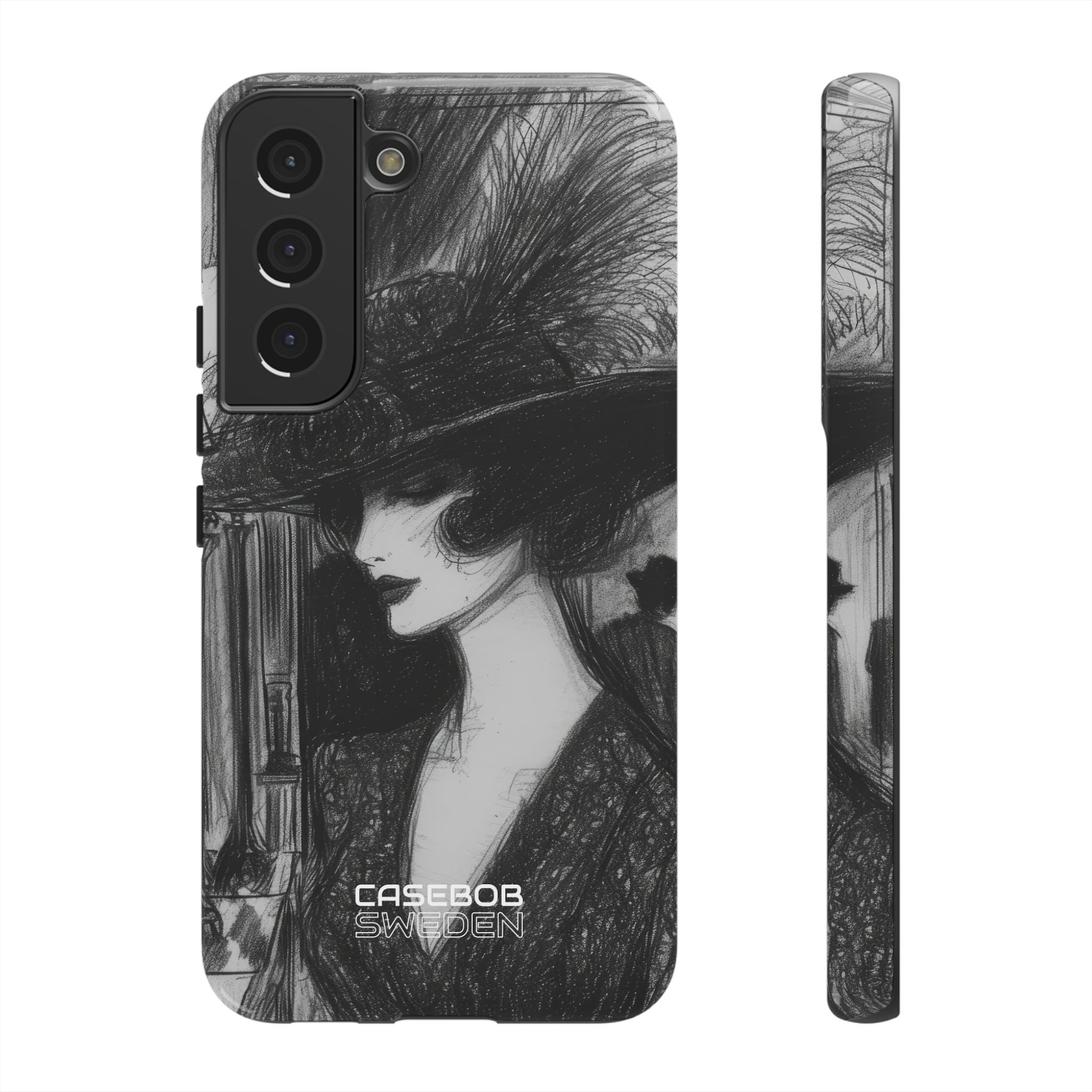Vintage Feather Elegance  Samsung S22 - Tough