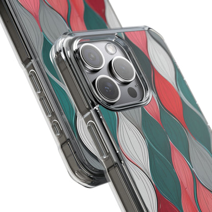 Leaf Cascade Teal iPhone 15 Pro Max Case - Impact