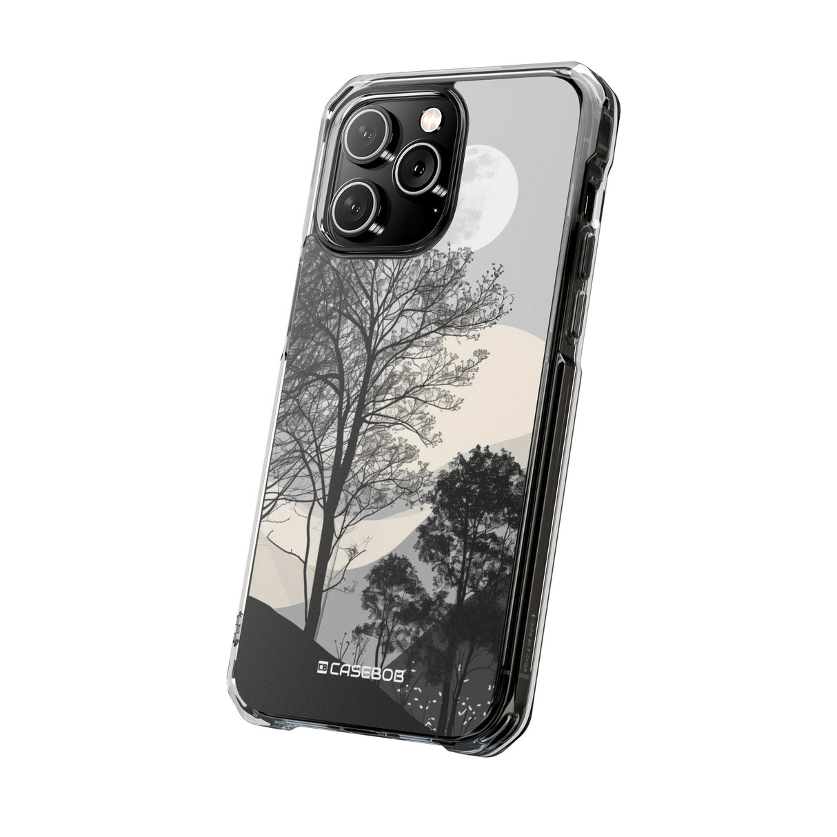 Moonlit Elegance - Phone Case for iPhone (Clear Impact - Magnetic)